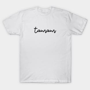 tamam - black T-Shirt